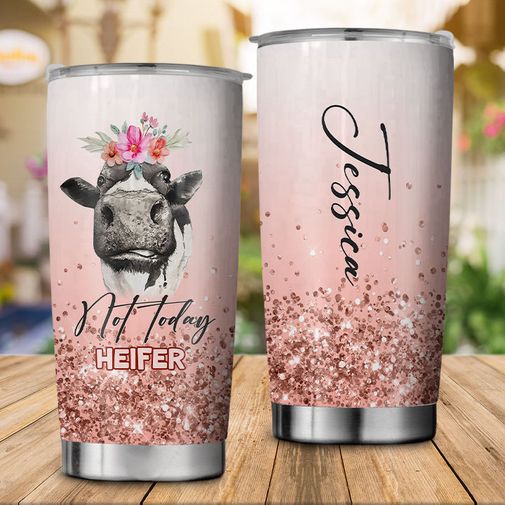 Cow Print Tumbler with Lid and Straw Stainless Steel, Vacuum Insulated 20  Oz Cow Tumbler - Cow Gifts for Cow Lovers 