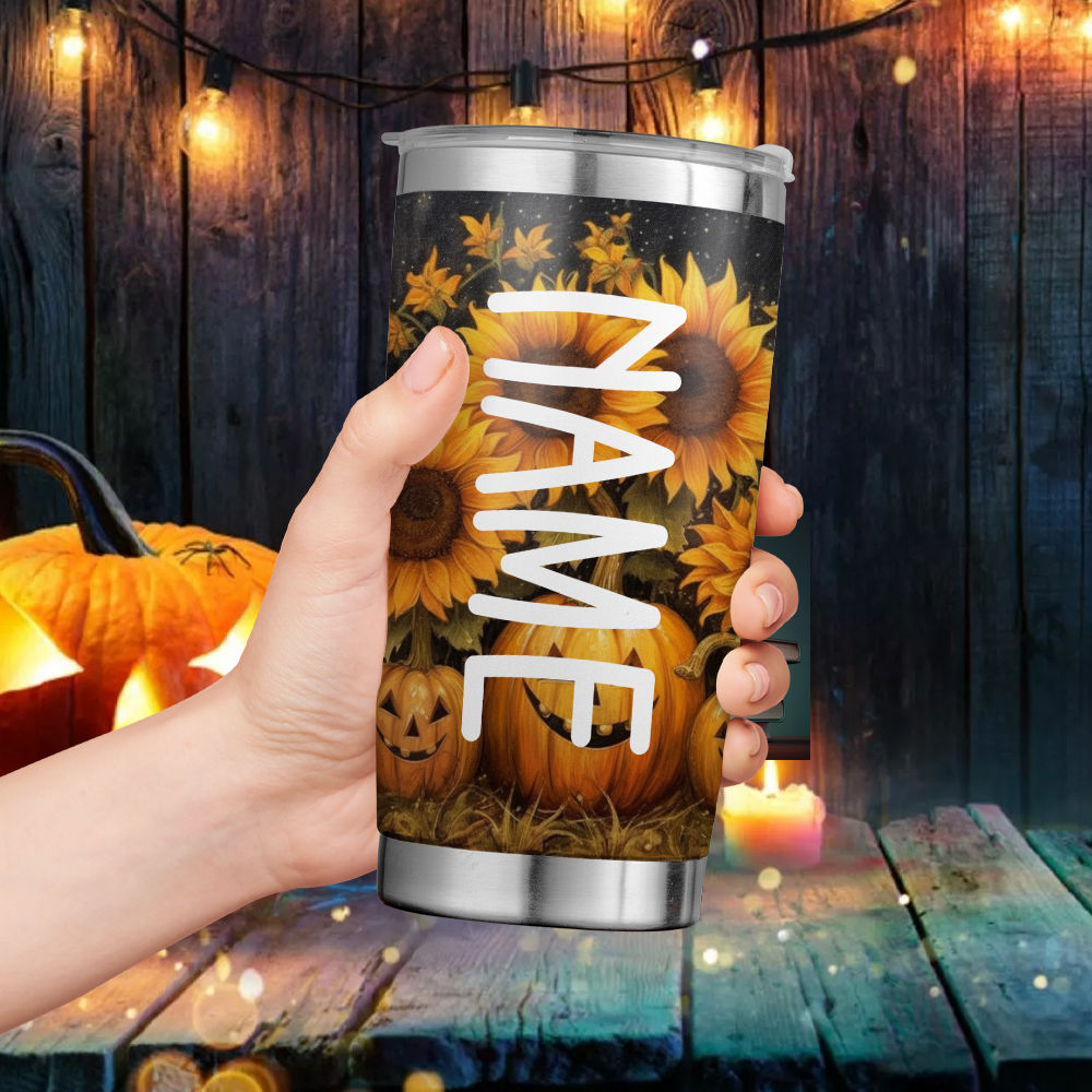 Halloween Gnome Tumbler,Fall Vibes Tumbler,autumn gnome,sunflower  tumbler,Insulated Tumbler,stainles…See more Halloween Gnome Tumbler,Fall  Vibes