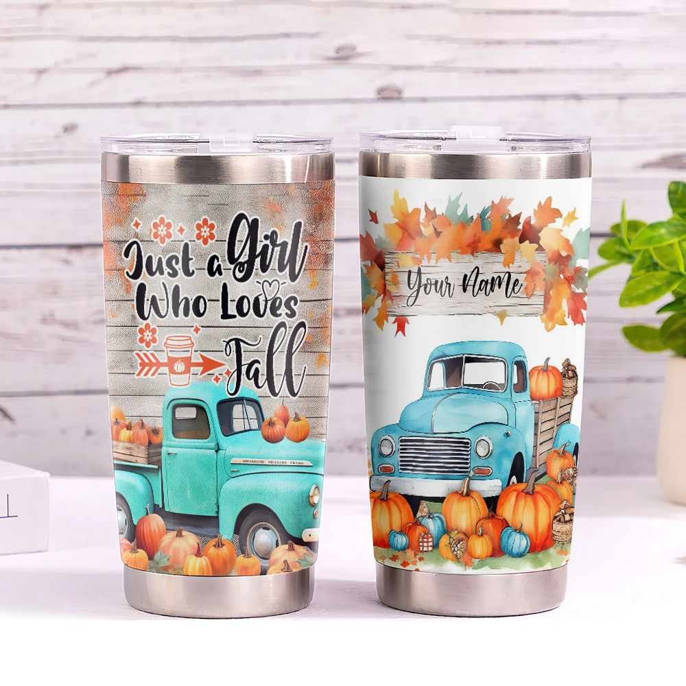 Fall Autumn Quotes Tumbler - Travel Mug - Juls Sweet Designs