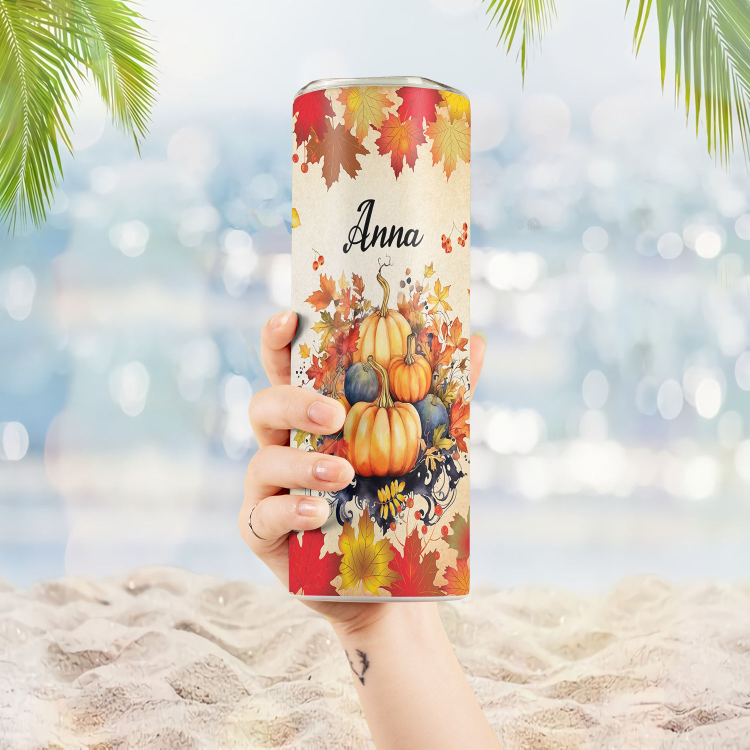 Pumpkin Spice and Everything Nice Engraved Tumbler