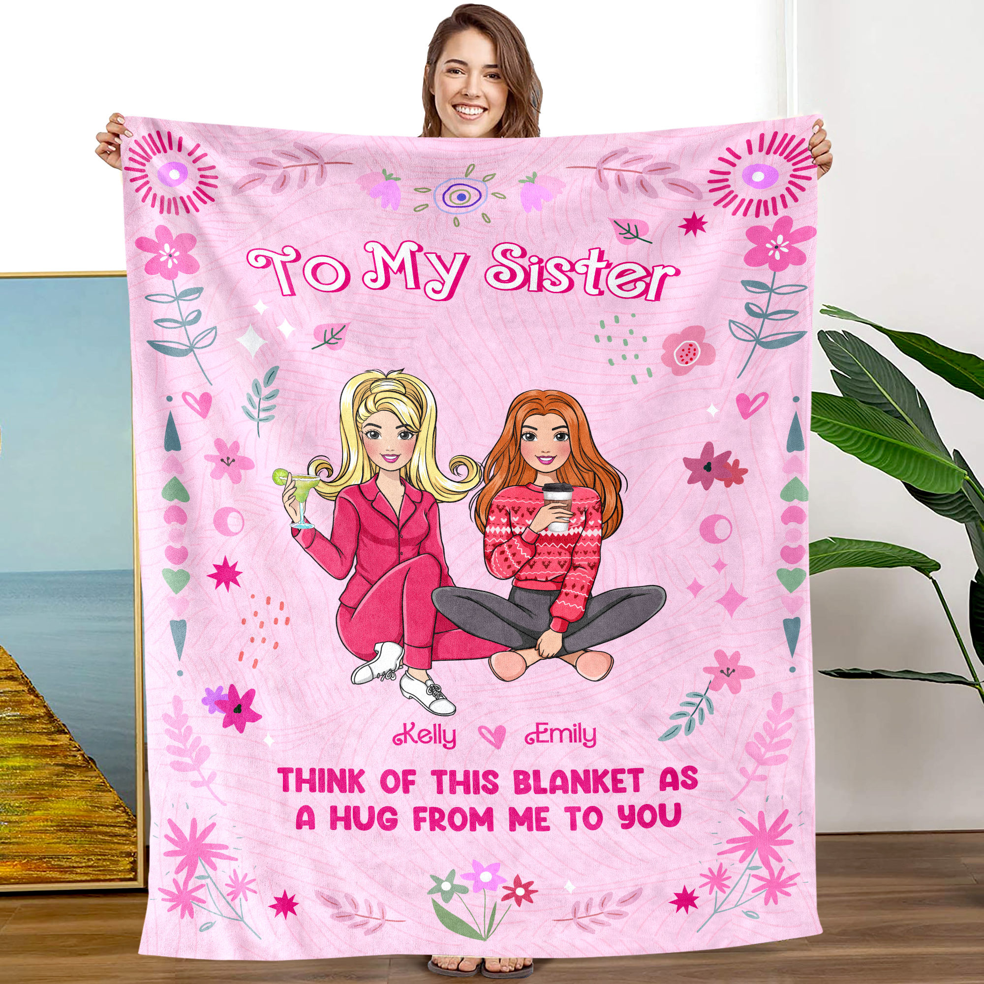 Our Special Lady Personalized Sweatshirt Blanket