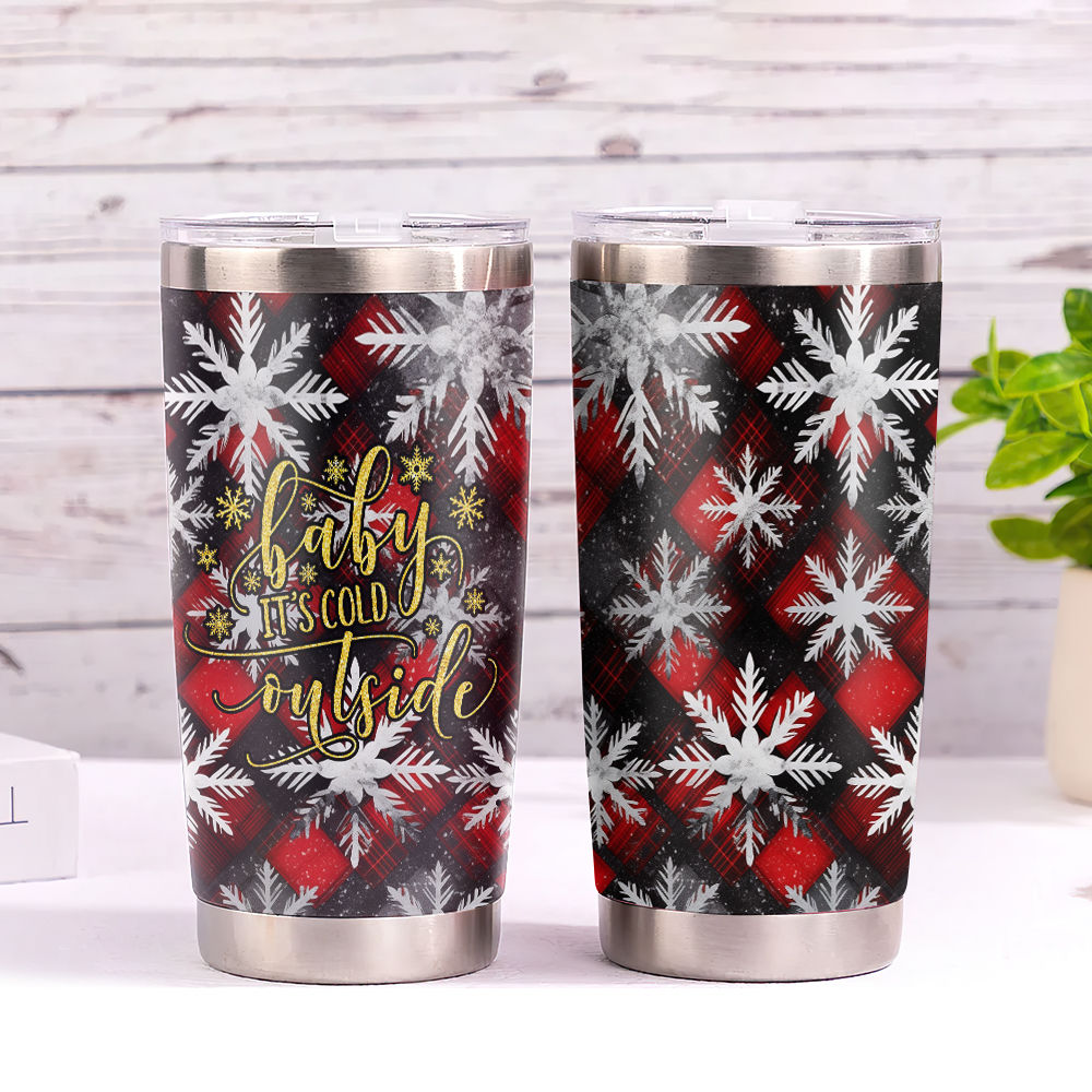 Christmas Tumblers - It's my christmas movie watching Tumbler, Let It  Snowflake Red Plaid Christmas Tumbler, Christmas Truck Tumbler with Straw, Christmas  Tumbler For Women 36211 36212