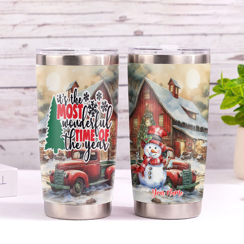 Christmas Is Better On The Farm' Straw Tumbler – Prep Obsessed