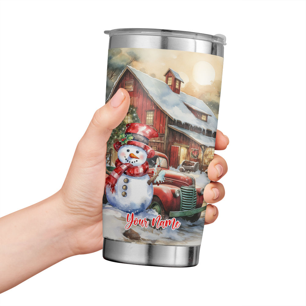 Custom Christmas Tumbler - It's the Most Wonderful Time - Great Gift! –  Sunny Box