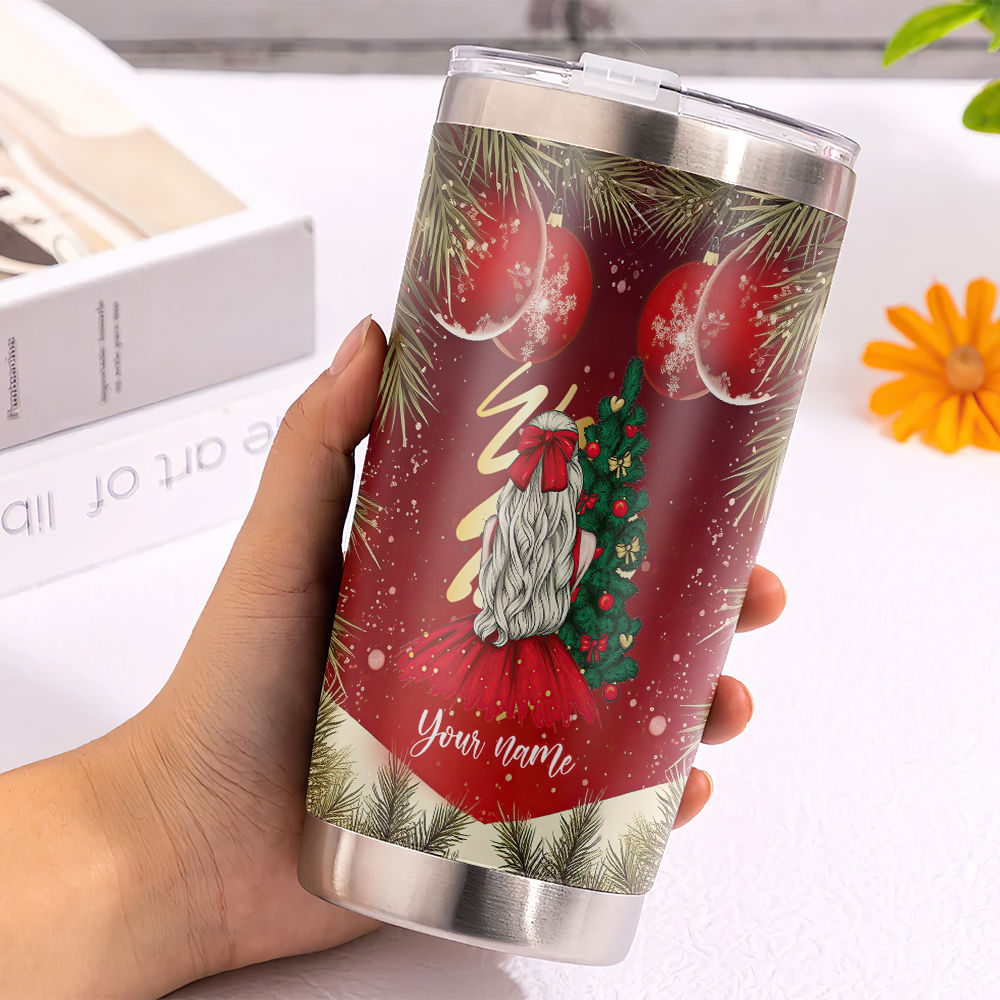 Just a Girl Who Loves Christmas Tumbler – Orchard Creek Designs