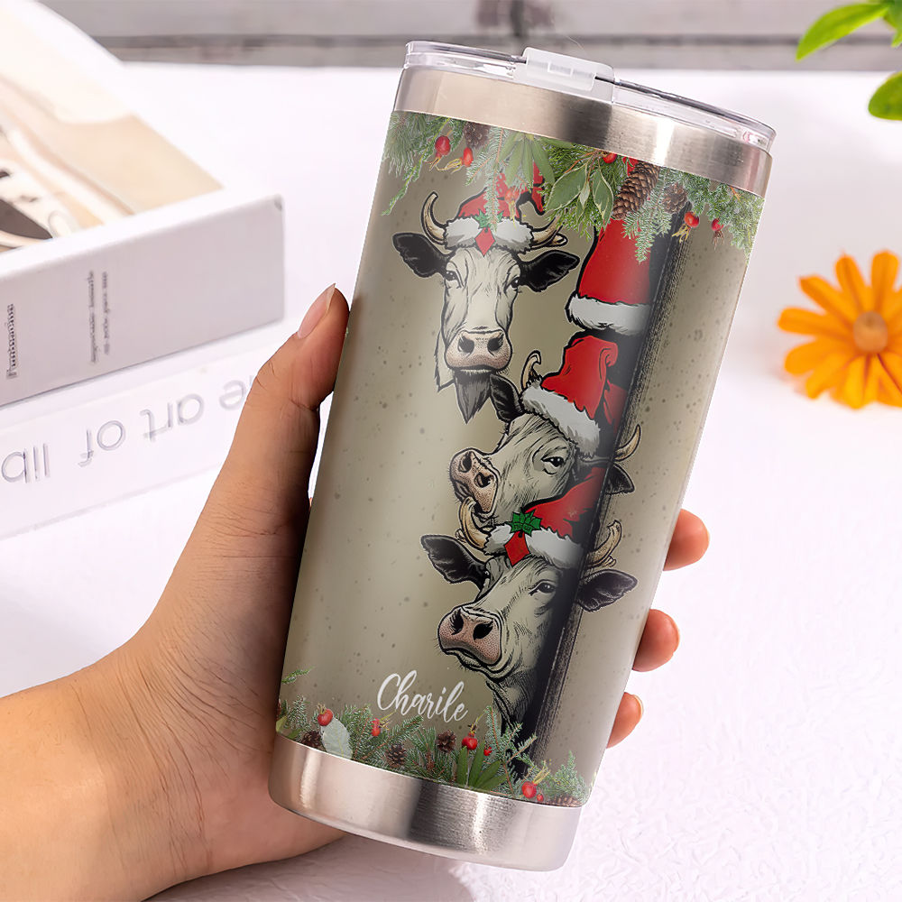 Christmas Supplies Cattle Sunsplash Tumbler with Straw, 16oz — The Moody  Heifer Boutique