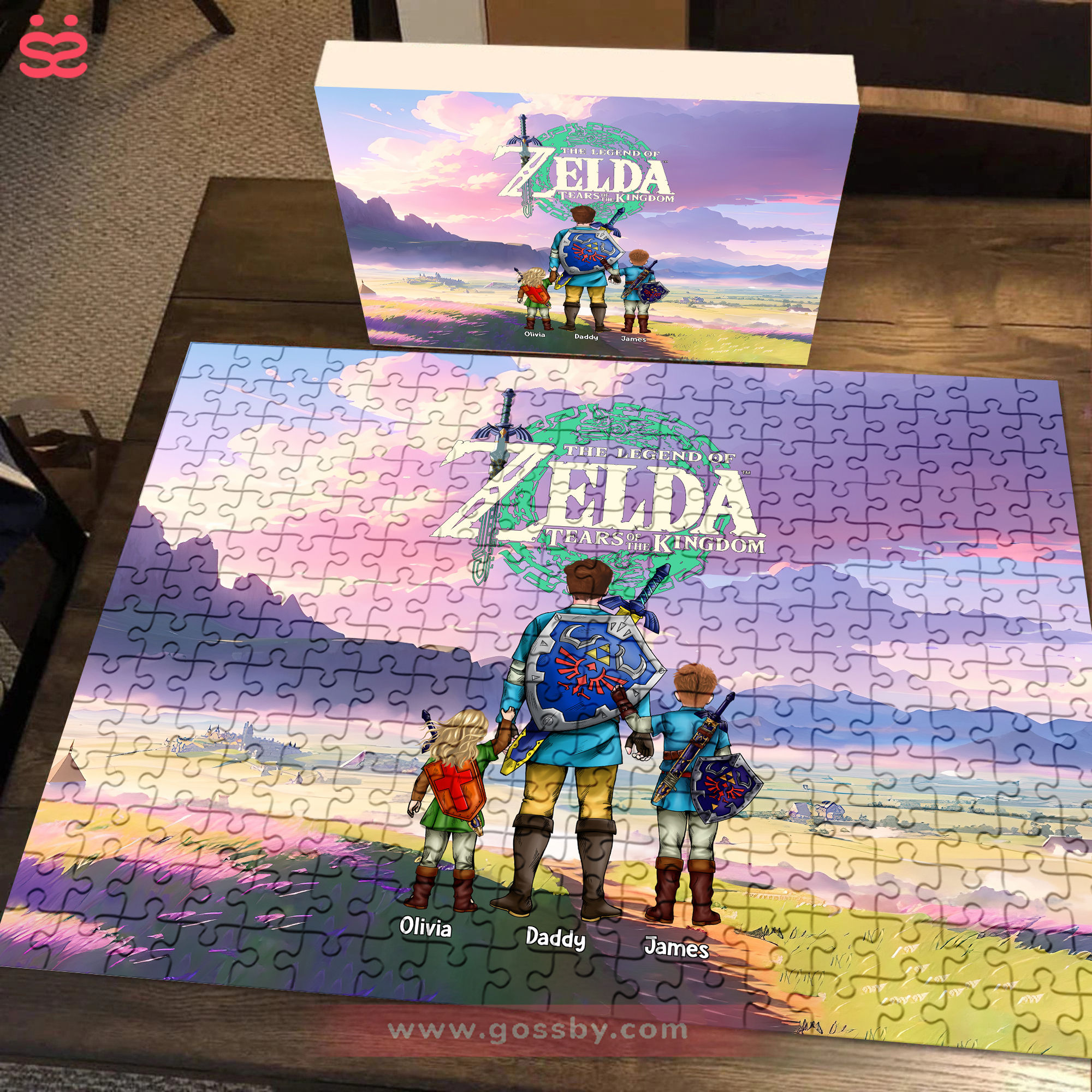 The Legend of Zelda Tears of The Kingdom 1000 Piece Jigsaw Puzzle |  Collectible Puzzle Featuring Link from The Legend of Zelda Video Game |  Officially