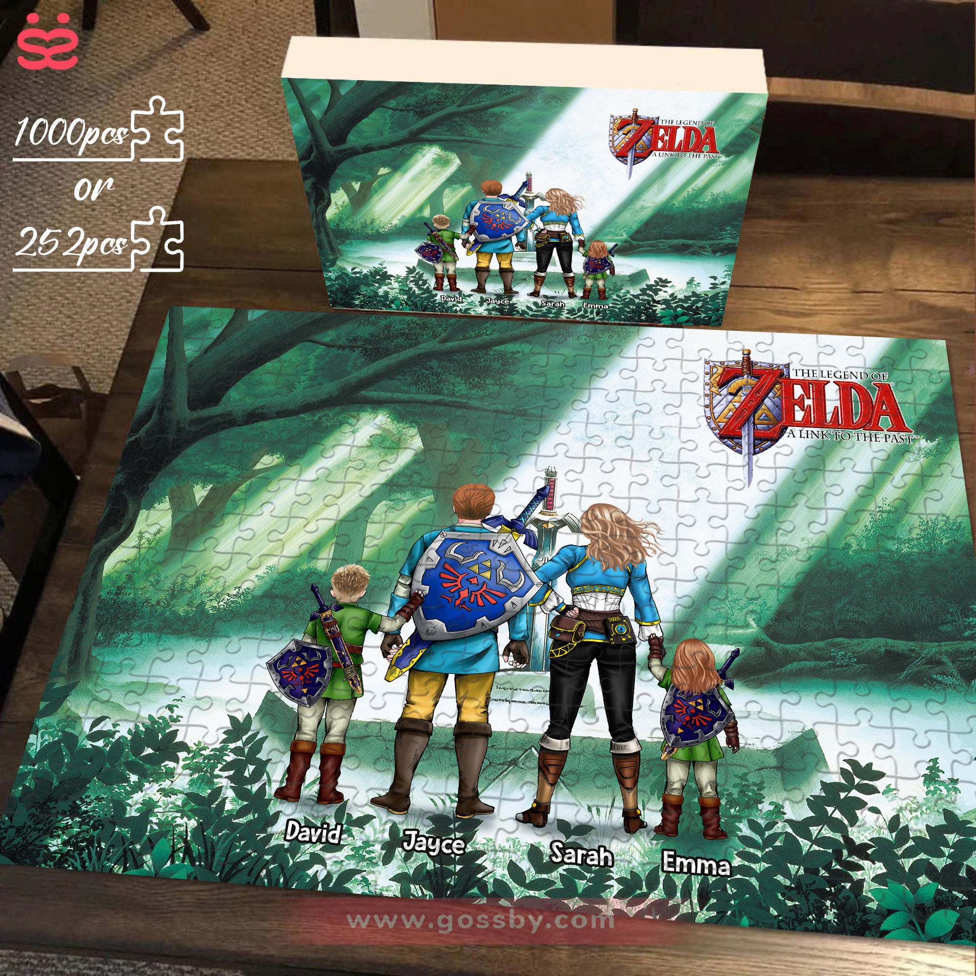 Nintendo Legend of Zelda Jigsaw Puzzles