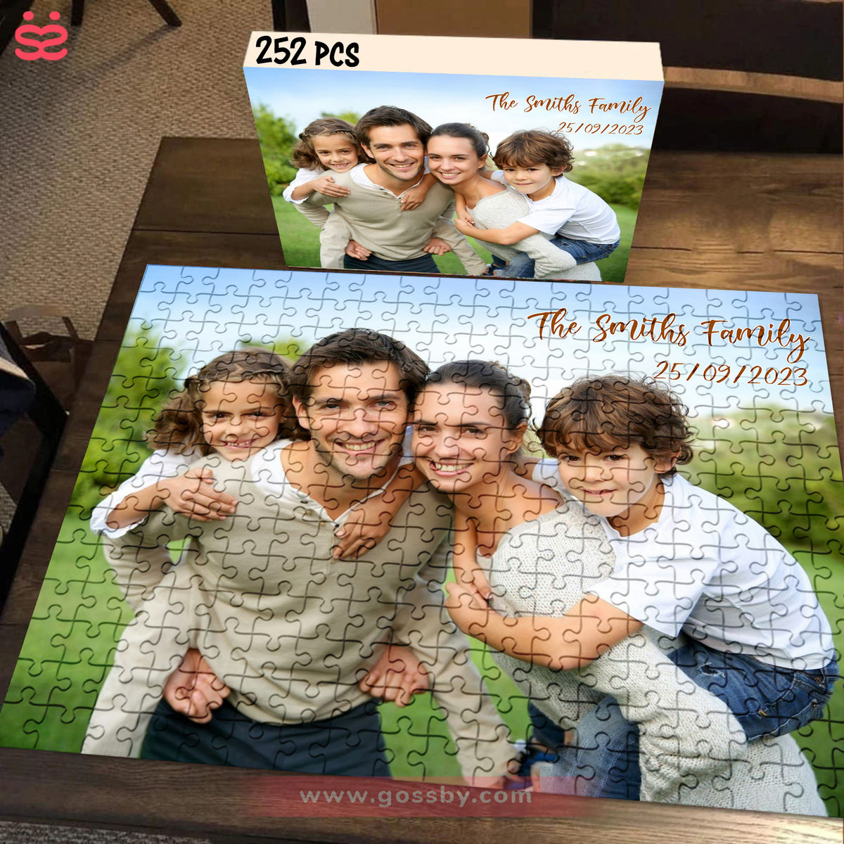 Custom Photo Puzzle - Gift for Family (1) - Custom Photo Gifts - Personalized Photo Puzzle