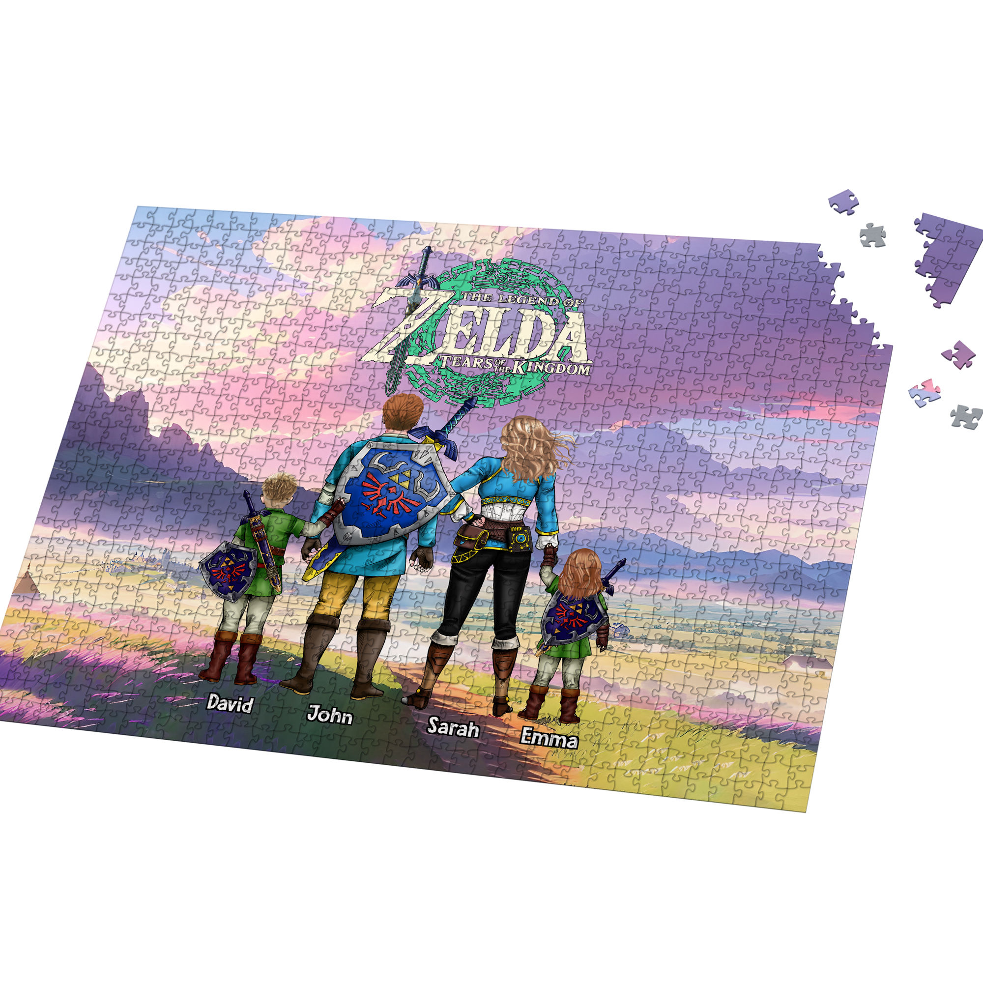 Personalized Puzzle - Zelda Family Puzzle - The Legend of Zelda: Tears of  the Kingdom (2)