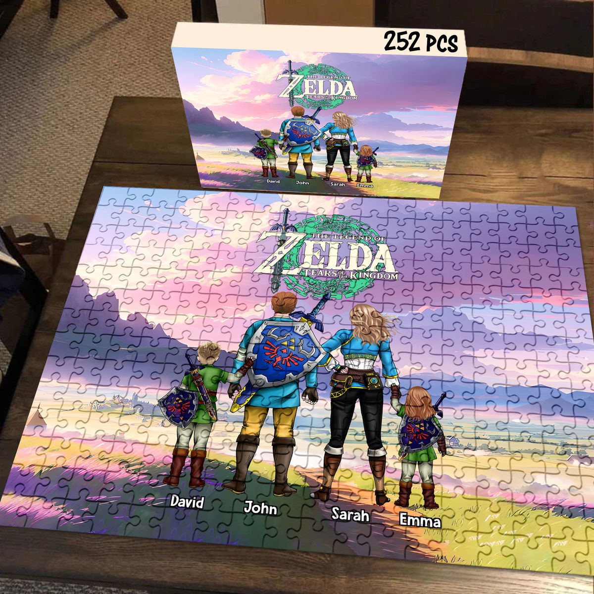 Personalized Puzzle - Zelda Family Puzzle - The Legend of Zelda: Tears of  the Kingdom (1)