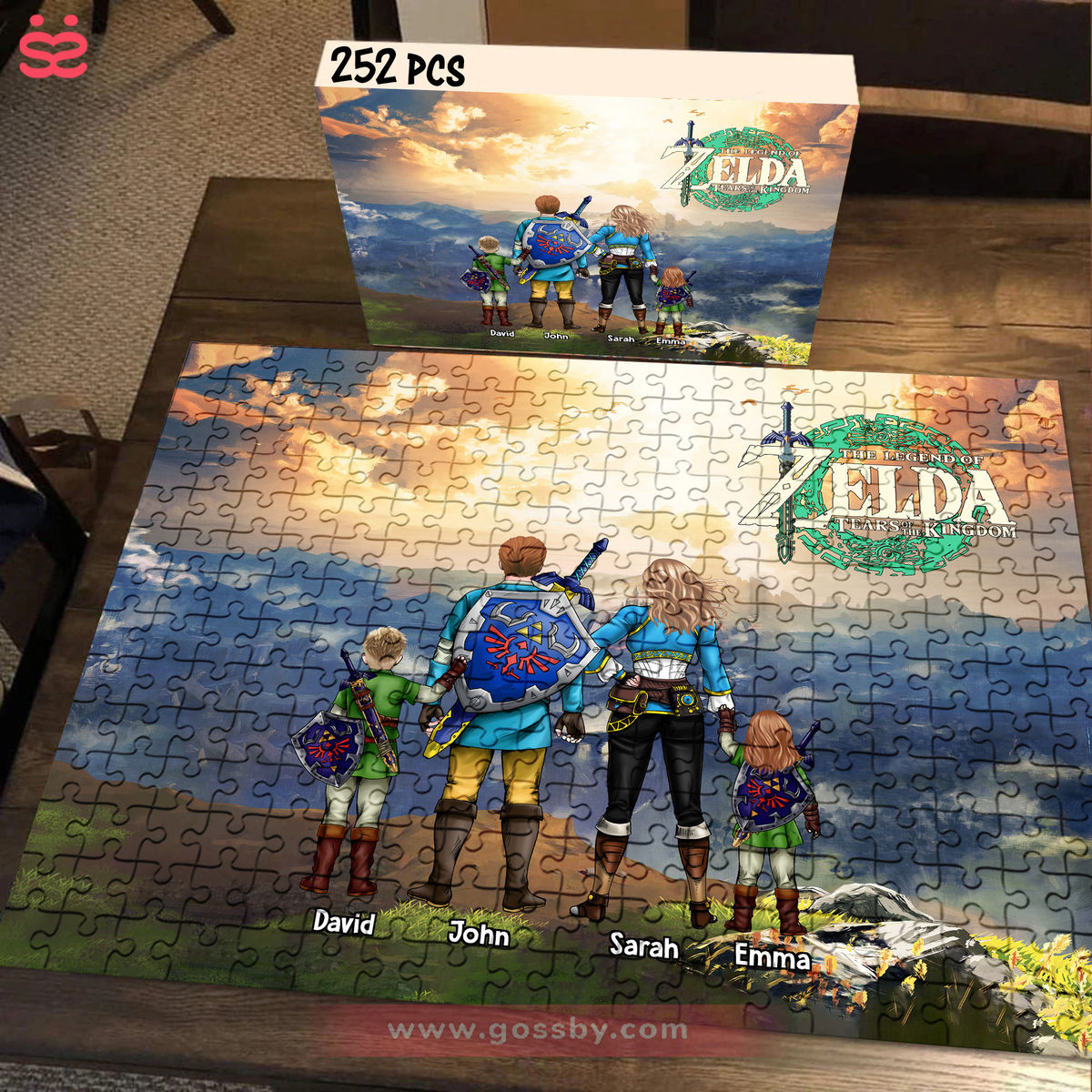 Personalized Puzzle - Zelda Family Puzzle - The Legend of Zelda: Tears of  the Kingdom (2)