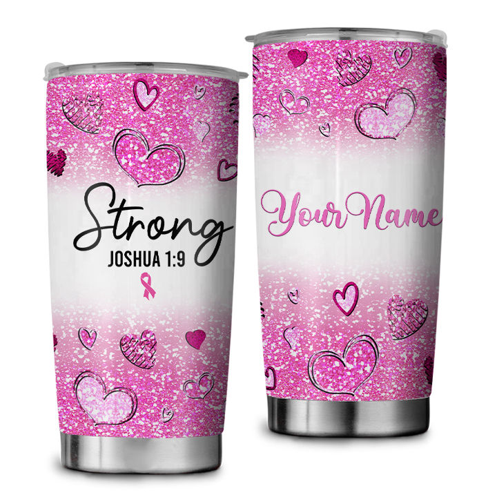 Cute Tumblers | Give Cancer The Boot Breast Cancer Awareness Tumbler