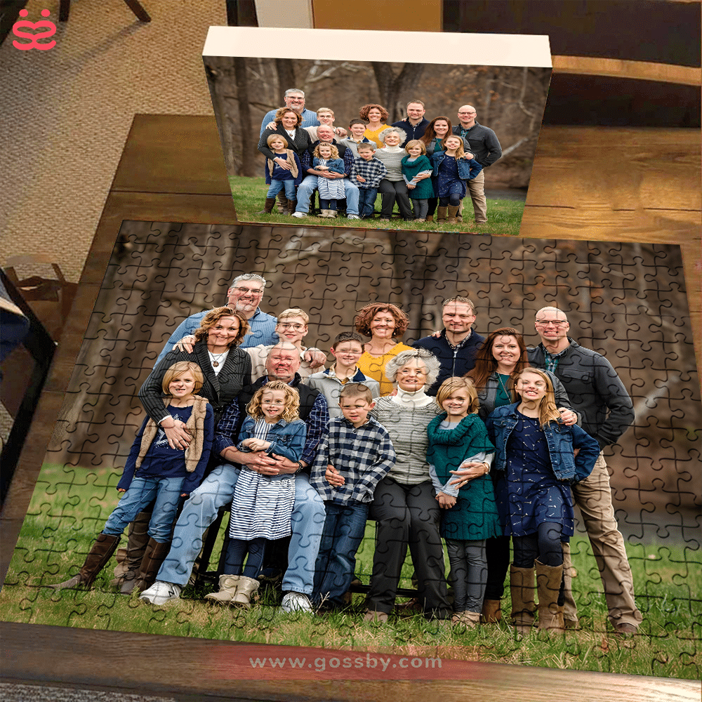 Photo Puzzle - Custom Photo Puzzles - Meaningful Gift For Your Loved Ones - Christmas Gift For Family, Custom Photo Gifts