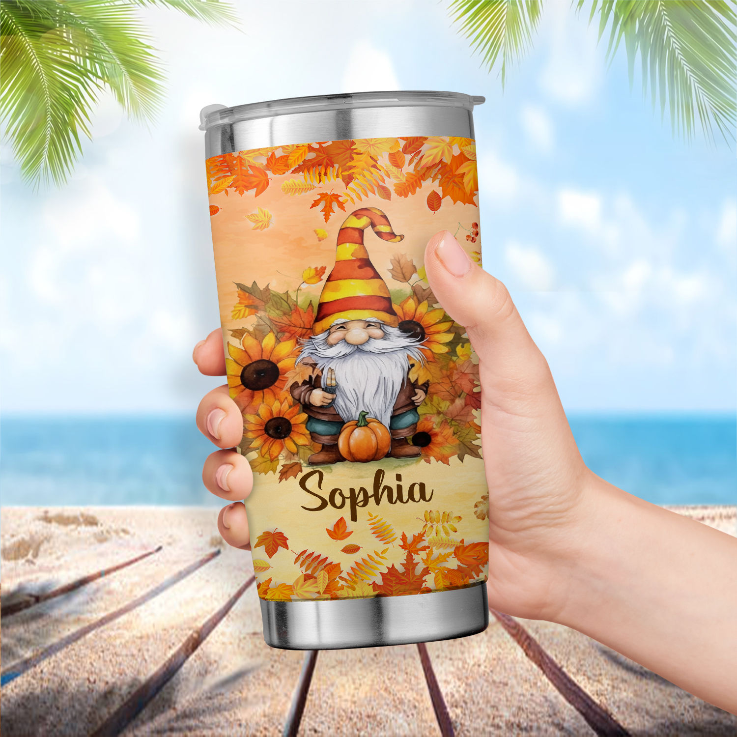 Easter Gnome Spring 20 Oz Tumbler With Straw 