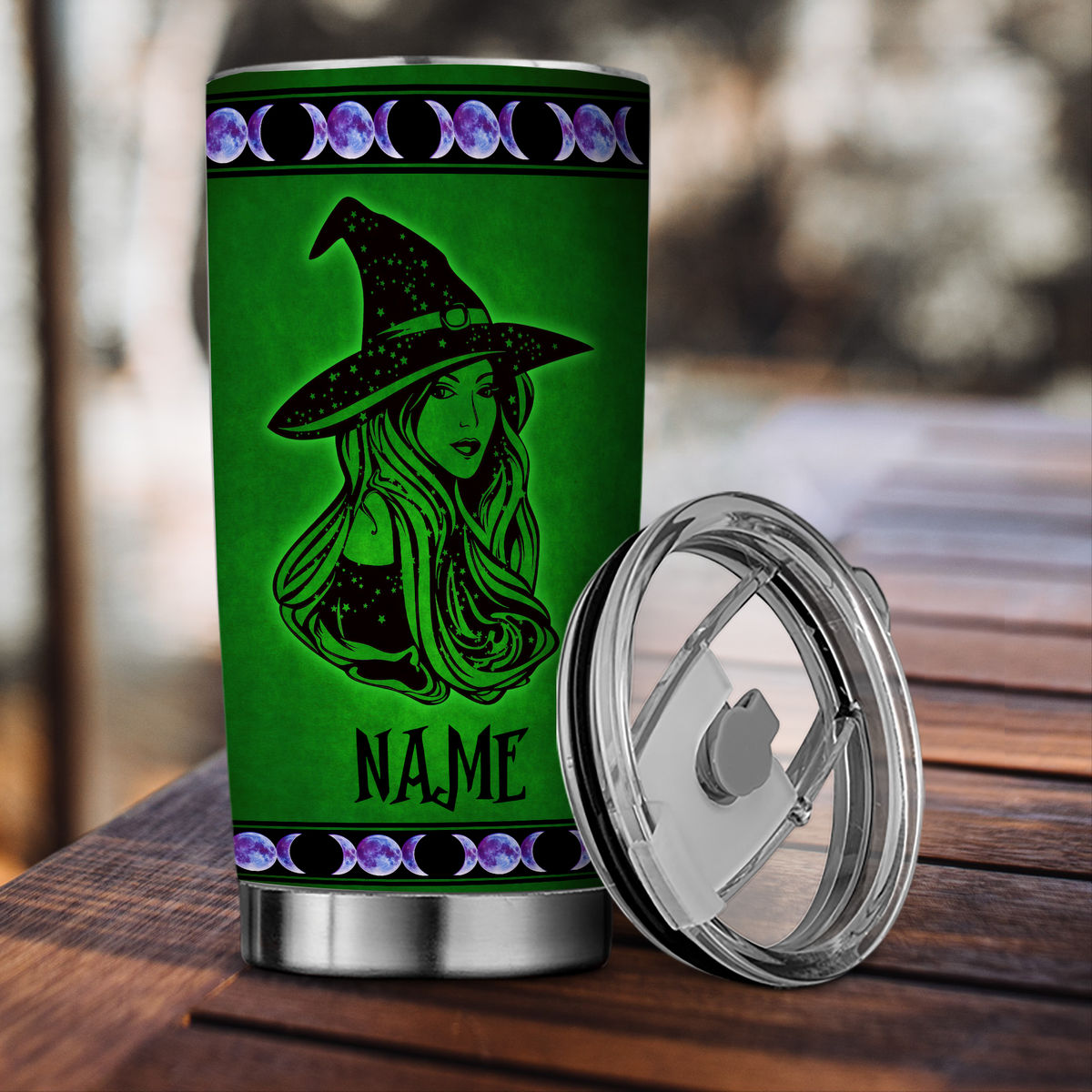 BE A WITCH - Halloween Witches 20oz skinny tumbler New custom made Stainless steel coffee cup mug 37059 37063 - Personalized Tumbler_3