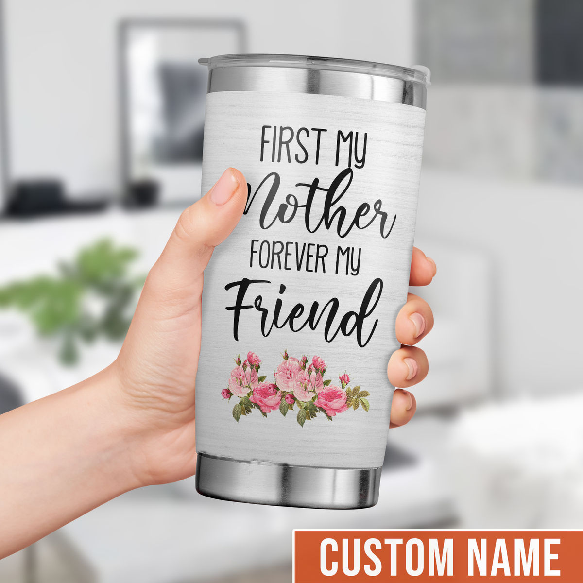 Mom Tumbler With Kid Names-mother's Day Gift-new Mama-new Mom Gift