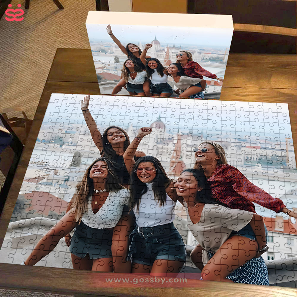 Custom Photo Puzzles - Meaningful Gift For Your Loved Ones (Friends photos)  - Personalized Photo Puzzle