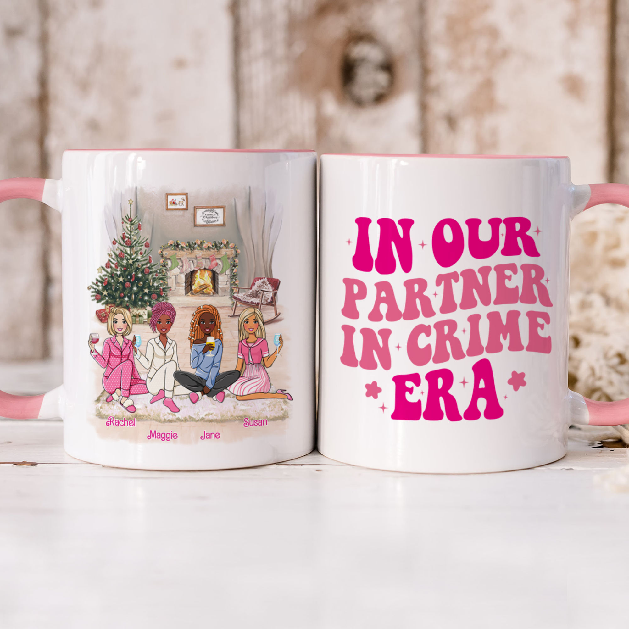 Christmas Gifts For Her - The Best Glass Tumbler Ever - Pink Dolls - In Our  Work Bestie Era 