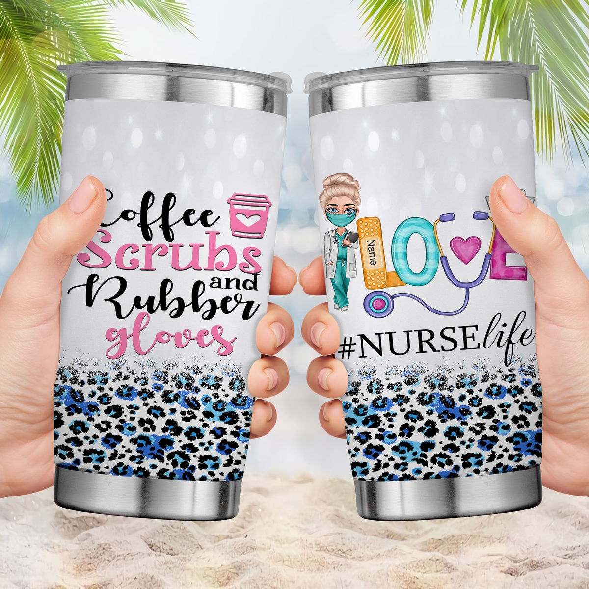 Personalized Engraved Nurse Tumbler Cup, Nurse Graduation Gift