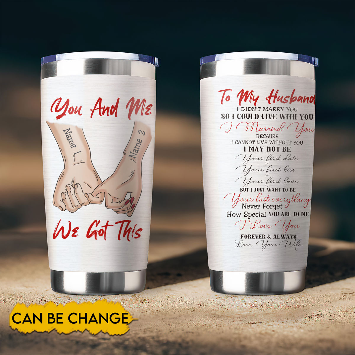 To My Husband - Gifts for Husband, Valentines Husband Gifts from Wife,  Husband Birthday Gift Ideas, Anniversary Fathers Day Husband Gifts, Husband  Tumbler for Coffee Work Car Travel 37455 37456