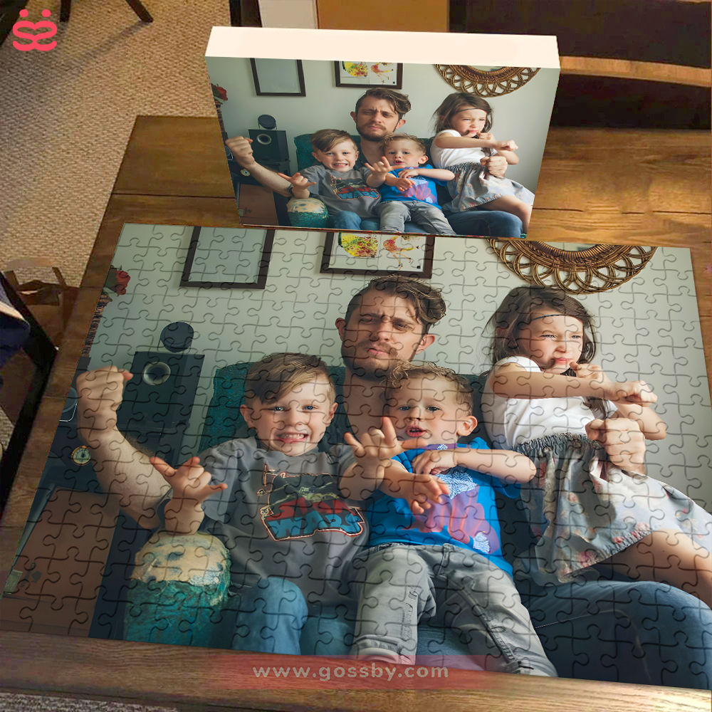 Custom Photo Puzzles - Meaningful Gift For Your Loved Ones (Family photos) - Christmas Gift For Family, Custom Photo Gifts - Personalized Photo Puzzle