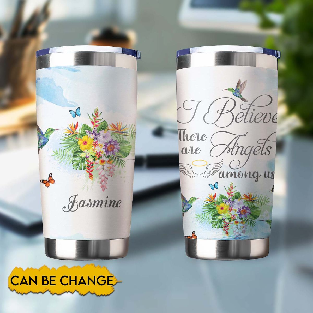 Birth Month Flower Personalized Tumbler