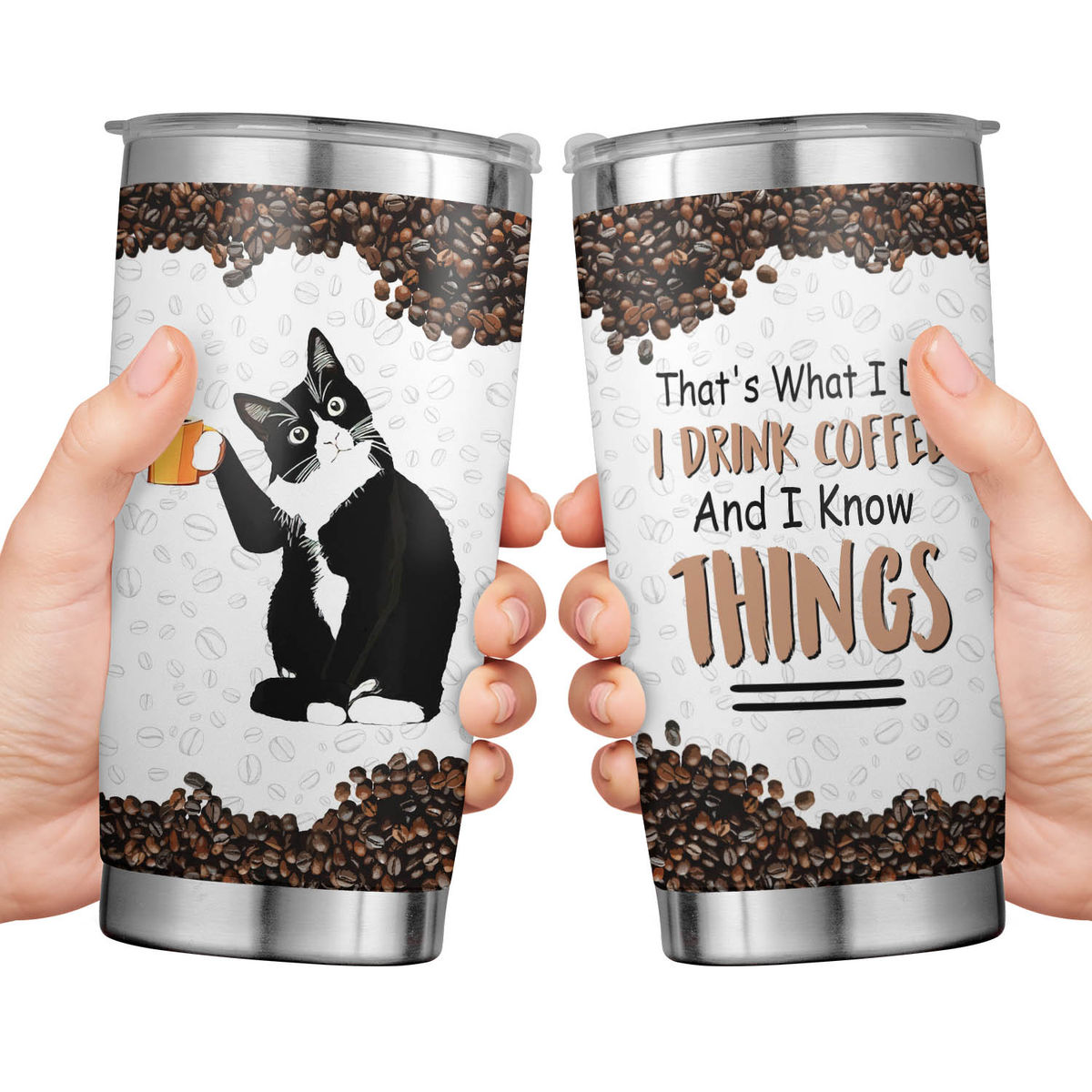 Books and Cats Life Is Good - Personalized Gifts Custom Cat Tumbler fo —  GearLit