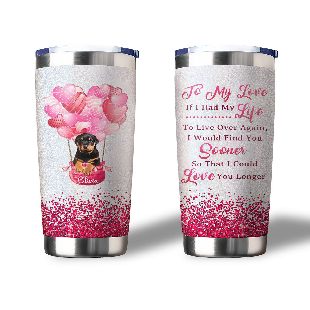 You Are My Love You Are My Life - Personalized Tumbler Cup