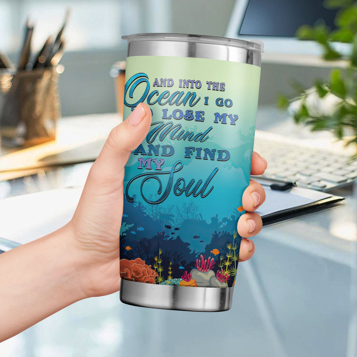 Scuba Diver Couple - Personalized Scuba Diver Couple Tumbler Customized  Name Insulated Cup Coffee Tumblers Gifts For