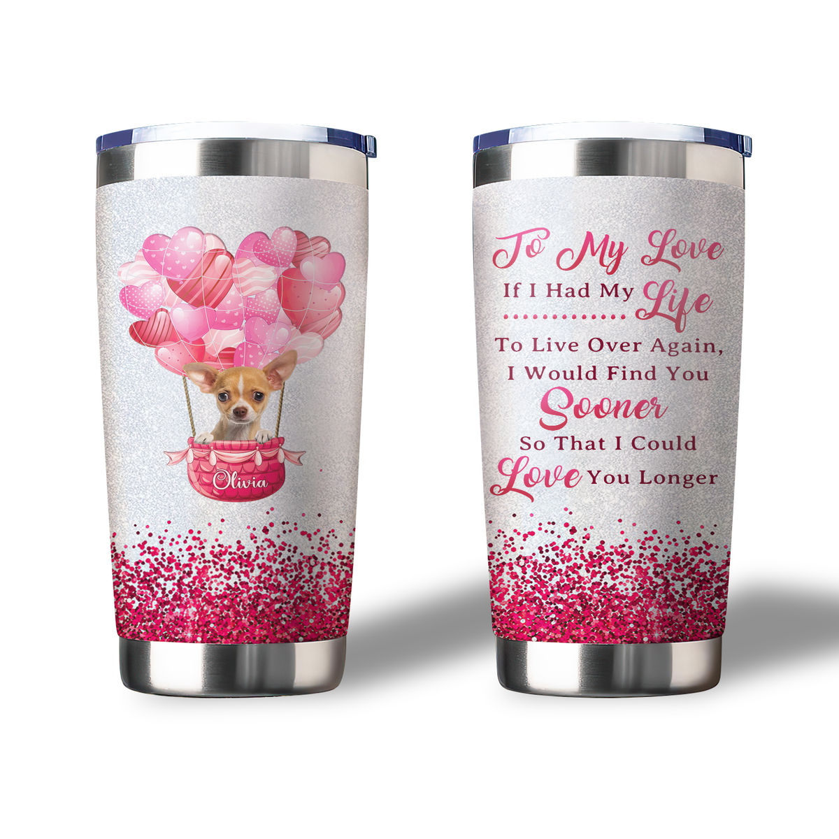 Wife Mother Coffee Lover - Engraved Stainless Steel Tumbler, Stainless Cup,  Mothers Day