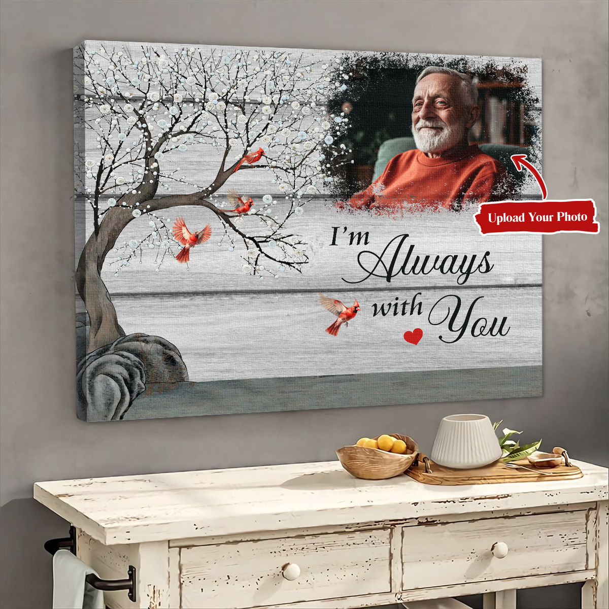 Best Gift For Christmas 2024 - I'm always with you Photo - Memorial Gift, Gift For Family Member