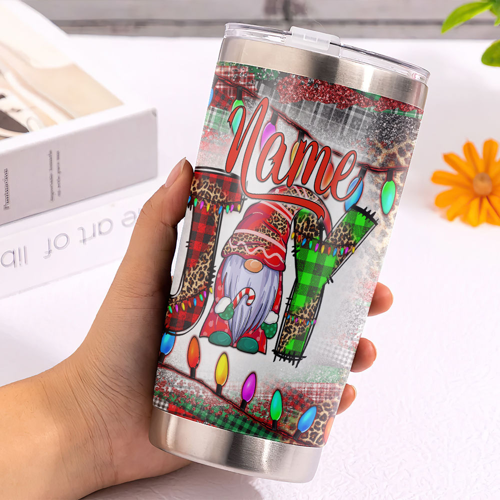 Gnome Hoppy Easter Teal 20oz Insulated Tumbler