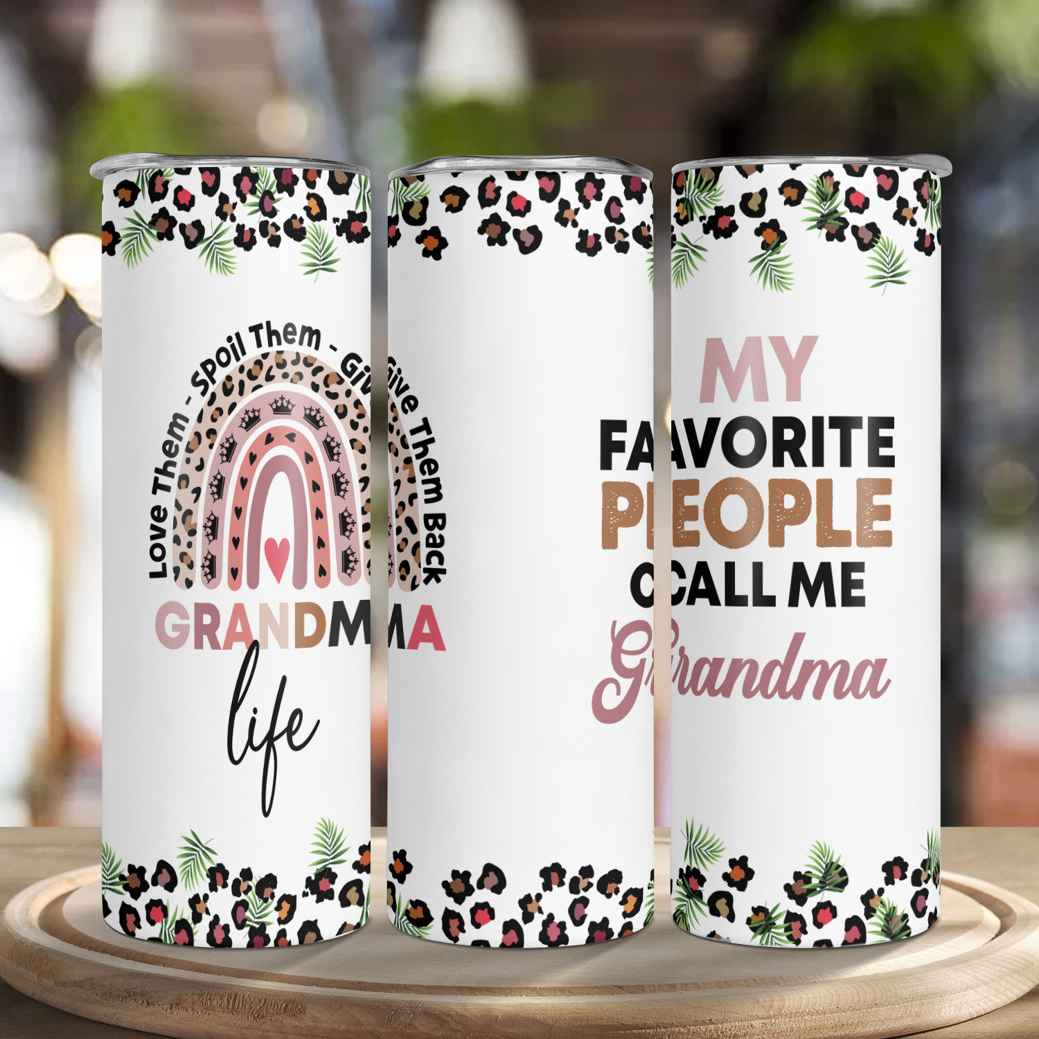 I Spoil Grandkids – Engraved Stainless Steel Tumbler For Grandma, Cute Gift  For Mothers Day, Cute Grandma Gift Mug – 3C Etching LTD