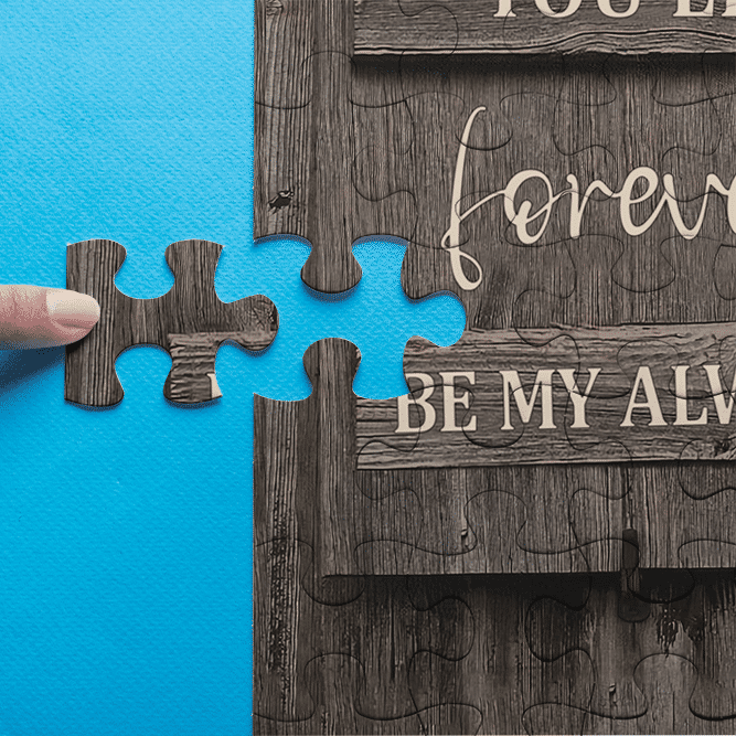 Custom Photo Puzzles - Windor Frame - You’ll forever be my Always - Wedding, Anniversary, Christmas Gifts For Couple - Personalized Photo Puzzle_6