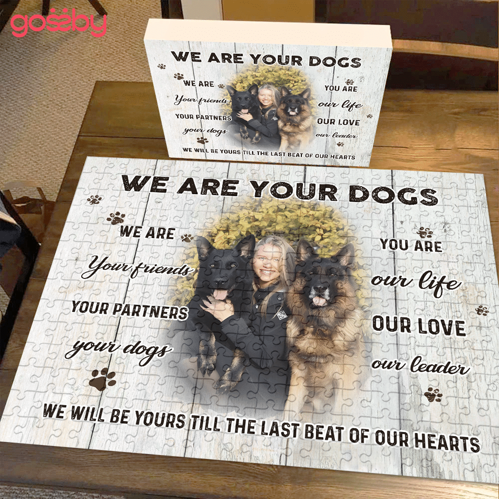 Dog Mom Gift Personalized Pet Photo Puzzle Custom Dog Puzzle Dog Lover Gift  Pet Loss Gift Dog Puzzle Unique Gift for an Animal Lover 1 