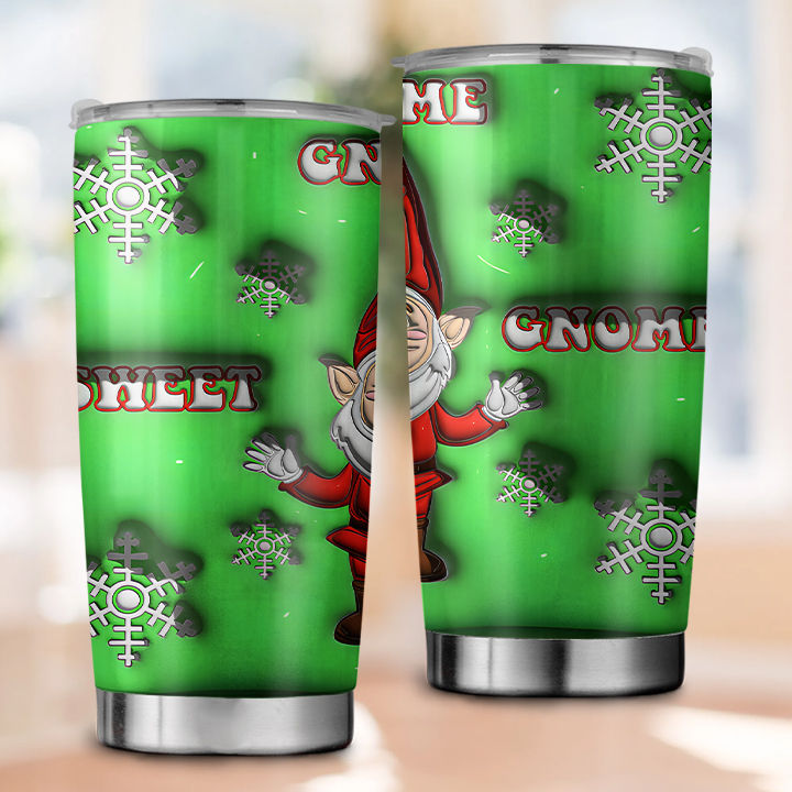 Elf Tumbler, Christmas Cup, Elf Cup, 20 ounce Tumbler