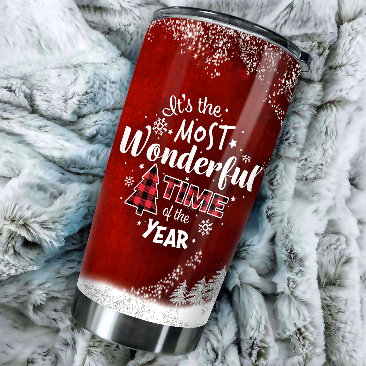 It's the Most Wonderful Time of the Year Christmas Engraved YETI Rambler  Tumbler Holiday Tumbler Christmas Coffee Mug Christmas Gift 