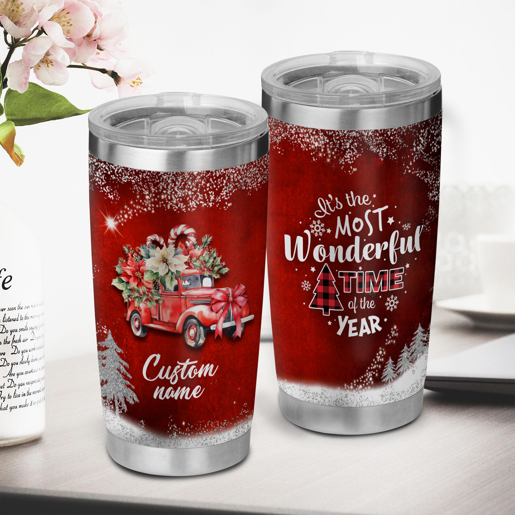 Christmas Cup Stainless Steel Tumbler Christmas Gifts Funny - Temu