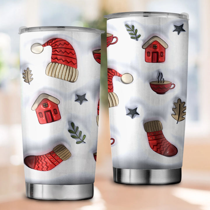 Christmas Gifts - Christmas Baking Queen 3D Inflated Tumbler, Christmas  Tumbler for Women - Gifts For Mom, Friends, Family on Christmas 38594