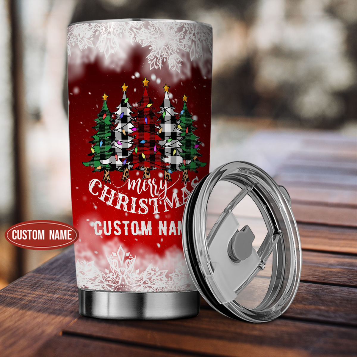 Get In Loser We're Saving Christmas Beer Can Glass Tumbler: Custom