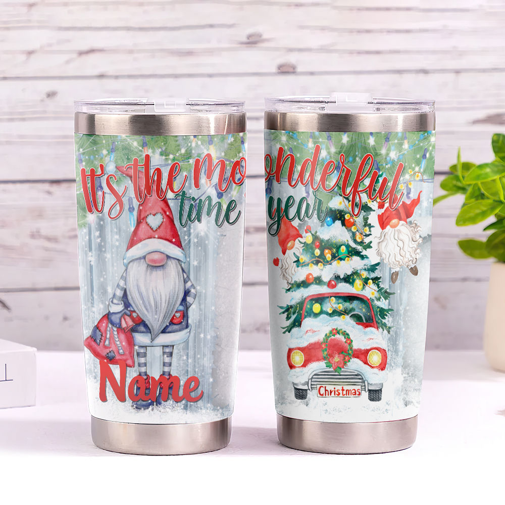 It's the Most Wonderful Time of the Year Christmas Engraved YETI Rambler  Tumbler | Holiday Tumbler | Christmas Coffee Mug | Christmas Gift