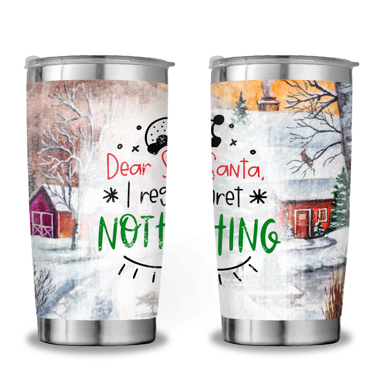 Christmas Engraved YETI Rambler Tumbler Christmas Tumbler 