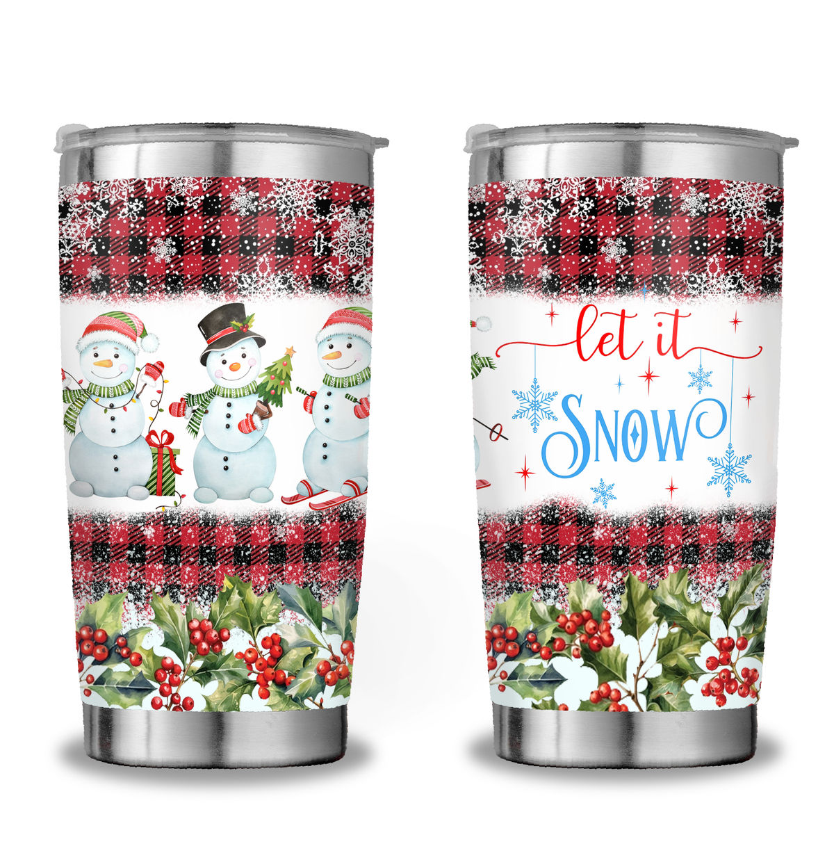 Girl Snowman Mug, Cute Snowman Christmas, Xmas Coffee Mugs, Tumbler, Travel  Mug, Beer Can Holder Cooler, Water Bottle 