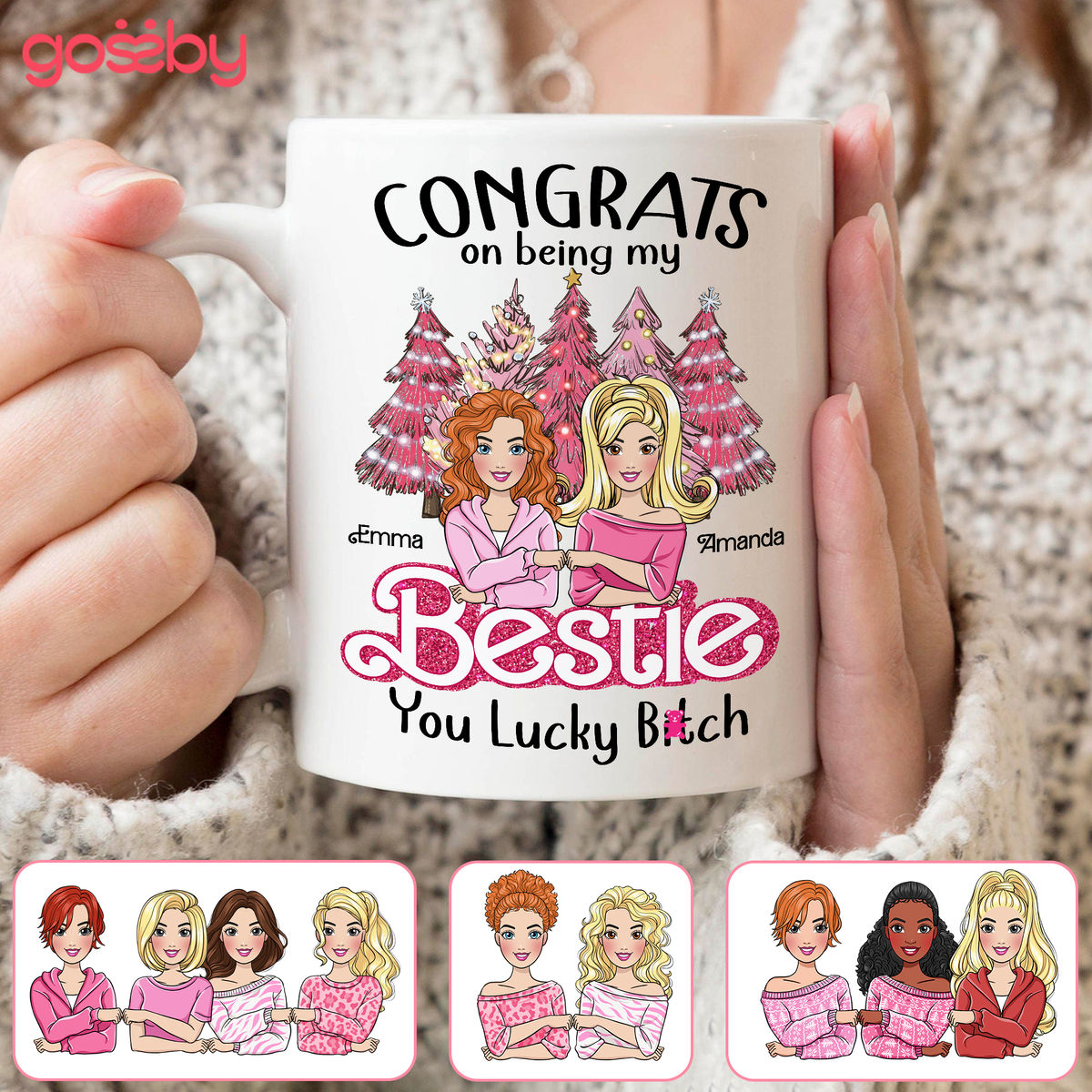 Personalized Mug - Sisters/Friends Mug - Congrats on being my Sister