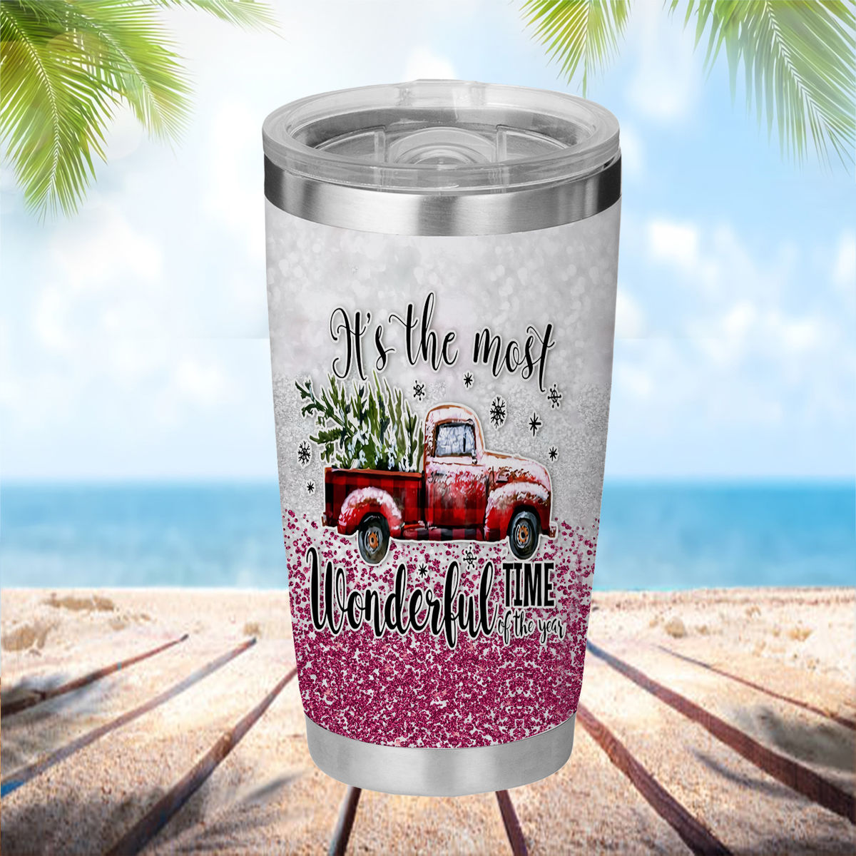 It's the Most Wonderful Time of the Year - Christmas Engraved YETI Tumbler