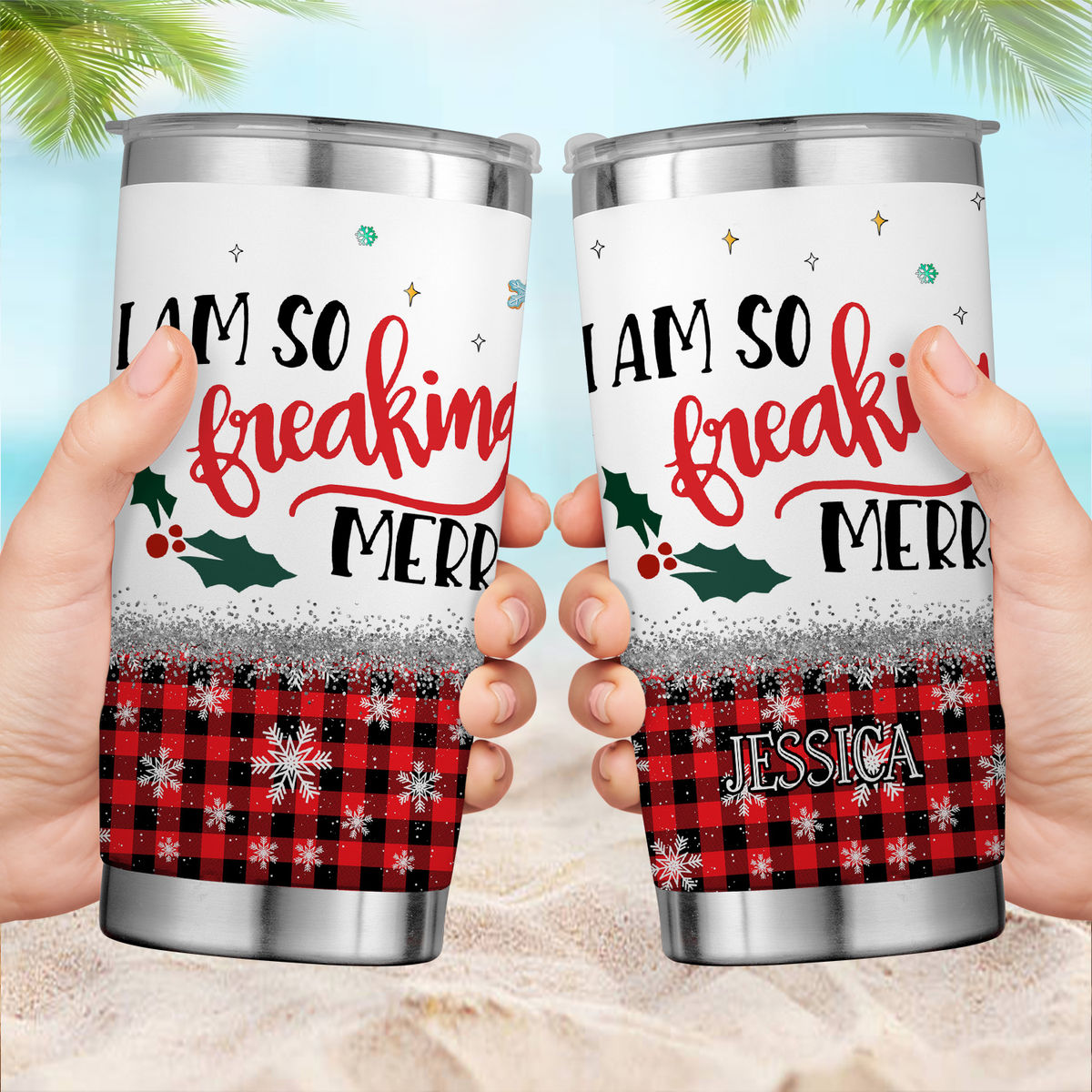 Arsemica Funny Christmas Tumbler, 20 oz Stainless Steel Insulated Travel  Tumbler, Cute Christmas Cof…See more Arsemica Funny Christmas Tumbler, 20  oz