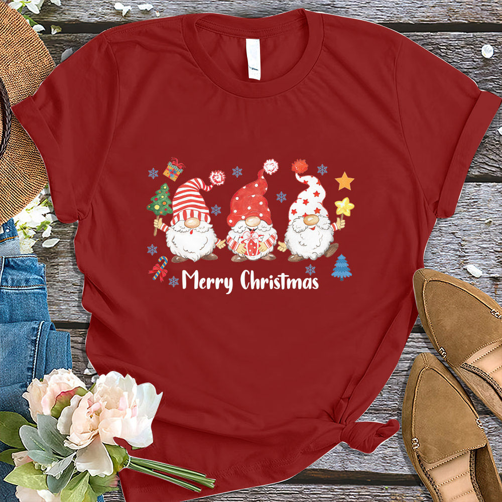 Christmas 2024 - Merry Christmas Gnome Shirt, Christmas Family Matching Shirt_3