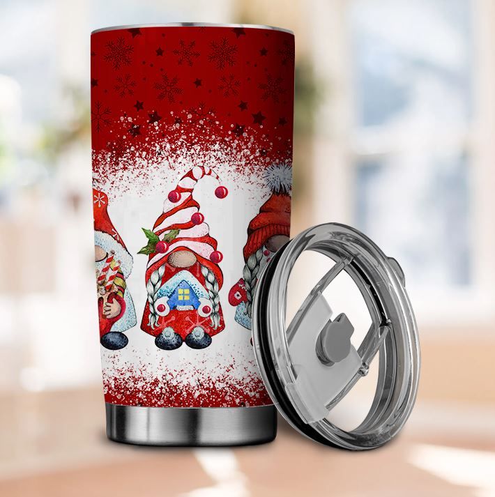  Gnome for The Holidays Tumbler | Color: Green/Red | Size: Os | Pm-88073757's Closet