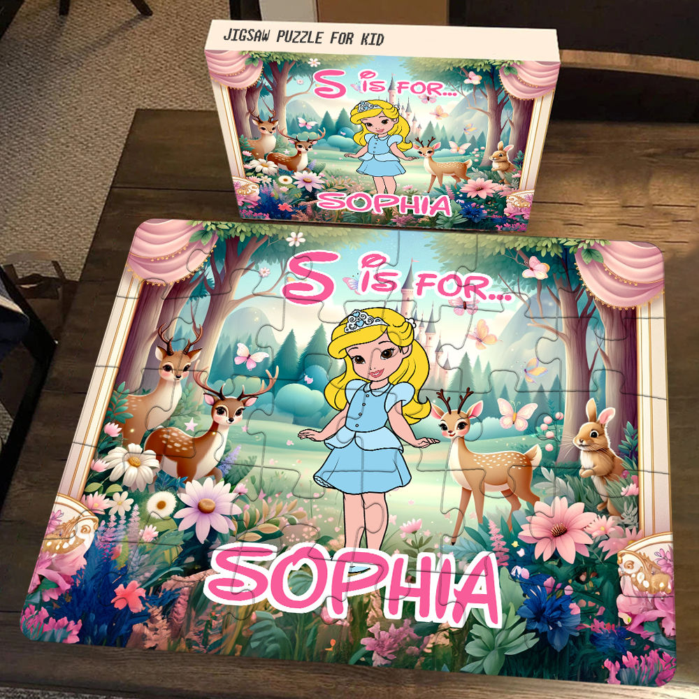 Personalized Jigsaw Puzzles - My Name is .... | Learn & Play - Personalized Jigsaw Puzzle - Gift for Kids - XMAS 2024 (c) - Personalized Puzzle_1